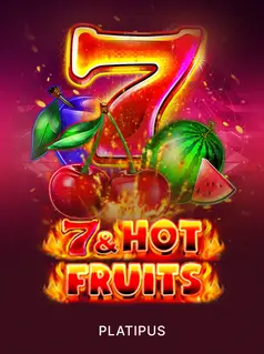 7 Hot Fruits klassischer Fruchtautomat mit drei Walzen